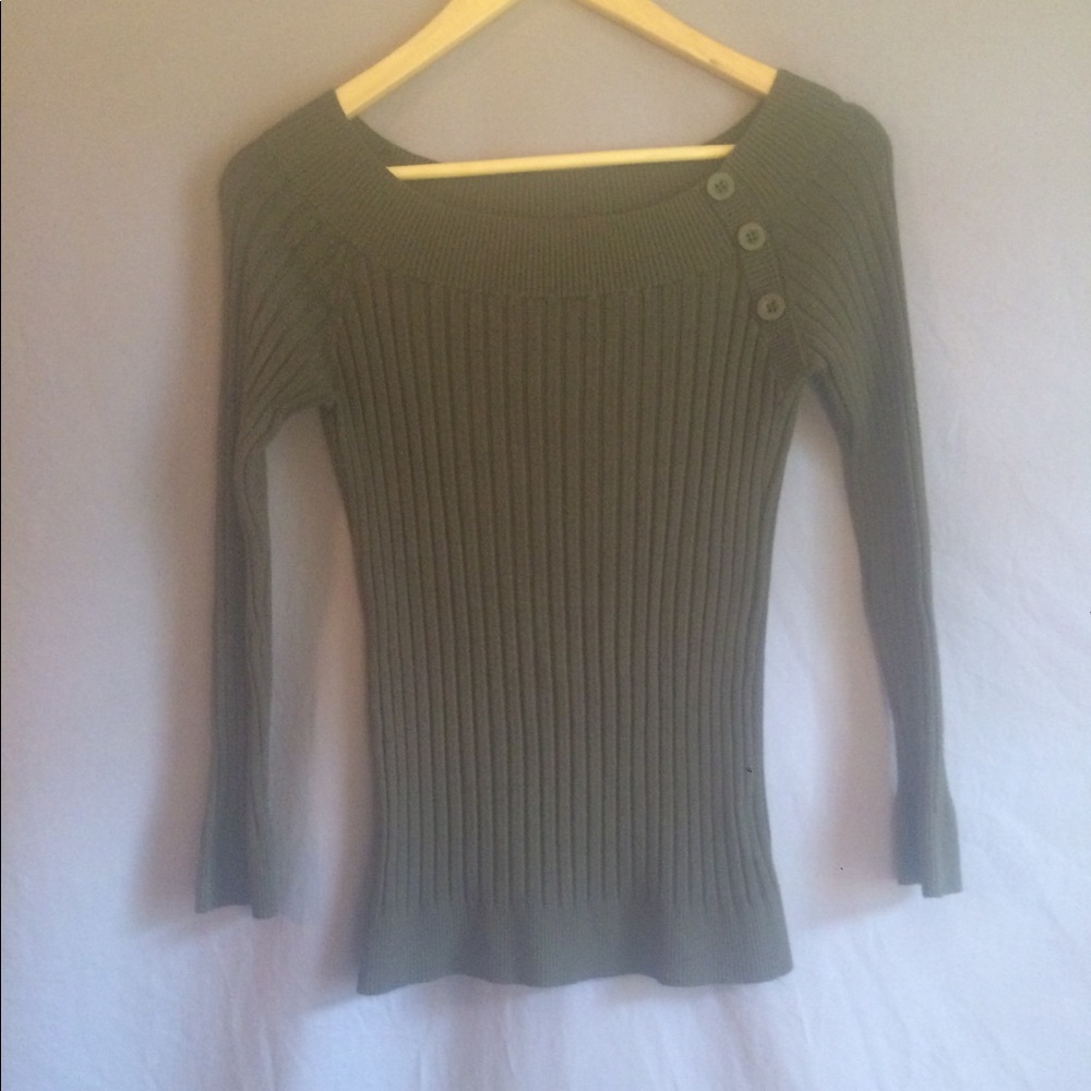 Olive green sweater